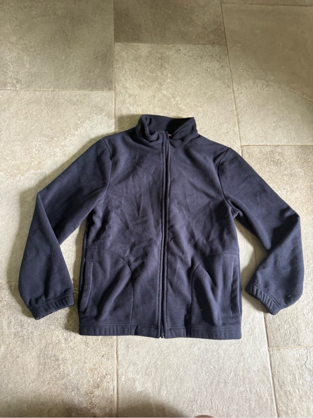 French Toast Kids Navy Full-Zip Lightweight Jacket